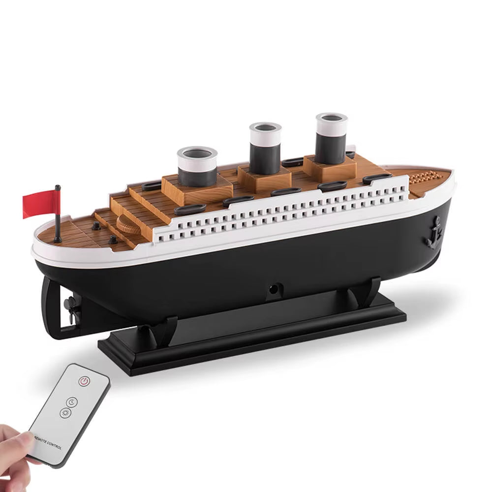 Aromatischer Luftbefeuchter im Schiff-Design – Stilvoller Raumduft und Erfrischung für Ihr Zuhause