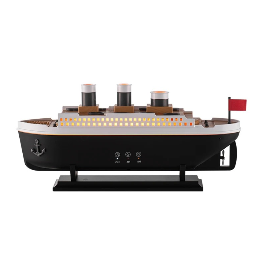 Aromatischer Luftbefeuchter im Schiff-Design – Stilvoller Raumduft und Erfrischung für Ihr Zuhause